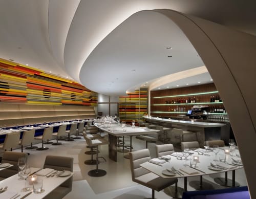 Ceiling Canopy | Interior Design by Andre Kikoski Architect | The Wright in New York