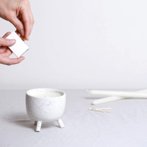 Speckled Candle | Tableware by Stone + Sparrow