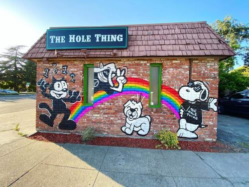 Snoopy | Street Murals by Darin | The Hole Thing in Santa Rosa