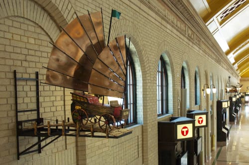 The Occidental Express | Sculptures by Kyle Fokken - Artist LLC | Union Depot, St. Paul in Saint Paul