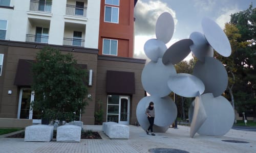 Turning Point | Public Sculptures by Richard Deutsch | State Street Plaza, Fremont in Fremont