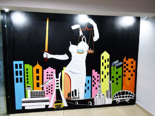 Wall Mural | Murals by Cera Cerni | Abraham, Thompsons & Co in Ikeja
