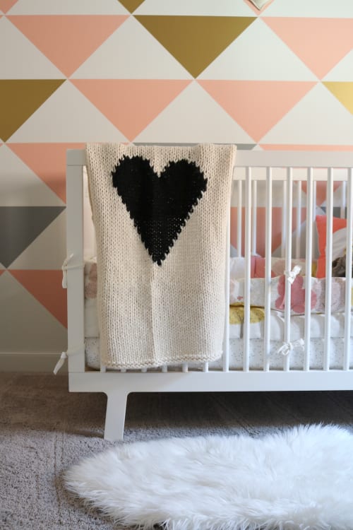 Heart Blanket | Linens & Bedding by Yarning Made | Sarah's Home in Calgary