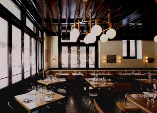 Wooden Light Fixtures | Lighting by Roman and  Williams | The Dutch in New York