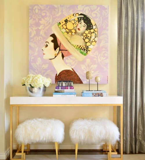 Audrey & Klimt Pop Art | Paintings by Ashley Longshore