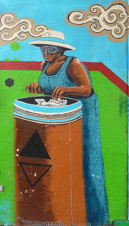 Woman Mural | Street Murals by Adam Holzrichter | Brannan Street, SoMa in San Francisco