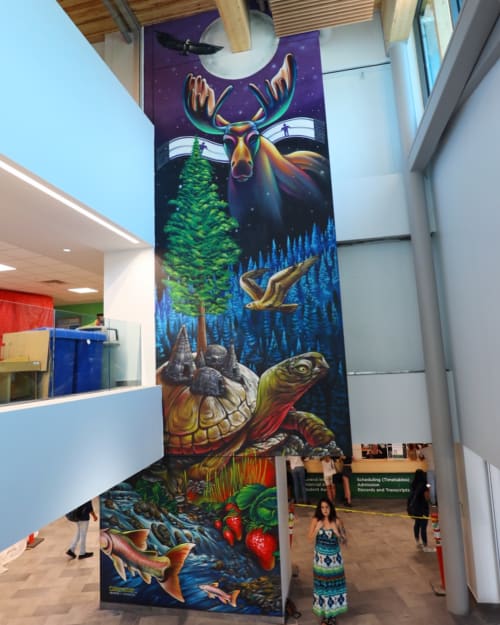Algonquin College | Murals by Bruno Smoky | Algonquin College in Ottawa