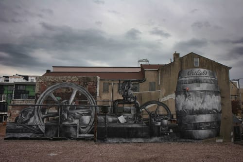 Industrious Light: Ortleib's Brewery | Murals by Phillip Adams | Ortlieb's in Philadelphia