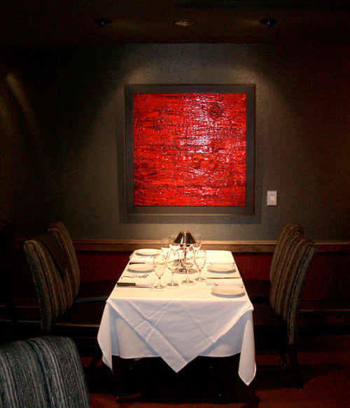 Windows to Mars | Paintings by Don Carstens | Mastro’s Steakhouse Costa Mesa , CA in Costa Mesa