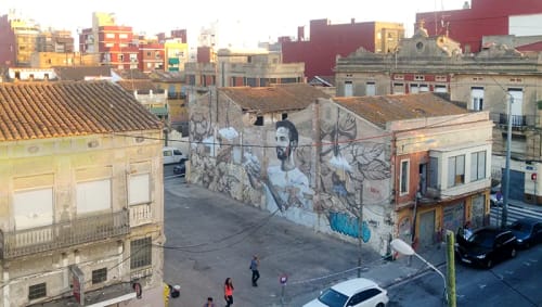 Polinizados // Cabanyal | Street Murals by Lula Goce