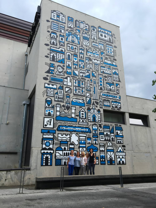 Mural | Street Murals by GREMS | Le POC in Alfortville