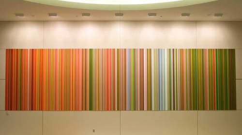 Limerock Sequence | Paintings by John Holt Smith | Dallas/Fort Worth International Airport (DFW) in DFW Airport