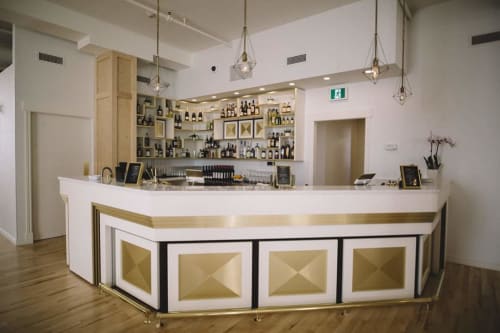 The Chanterelle Ballroom Bar | Furniture by Nathan Kushner - Industrial Craftsman | The Chanterelle in Thunder Bay