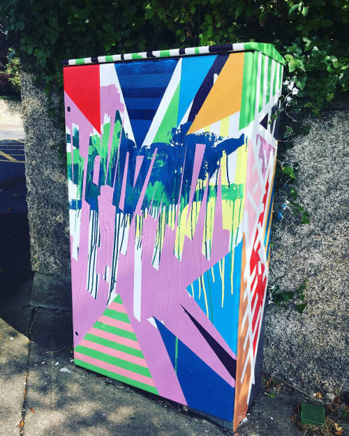 Moxie | Street Murals by Clare OConnor | ST JOHNS N S in Ballybrack