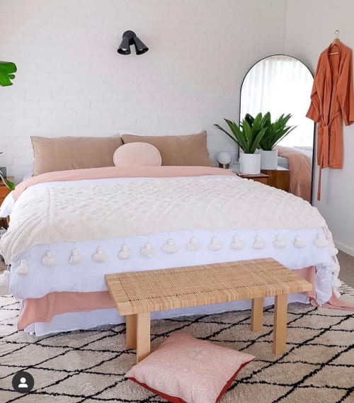 Blush Rust Tribal Cushion | Pillows by Tribe & Temple
