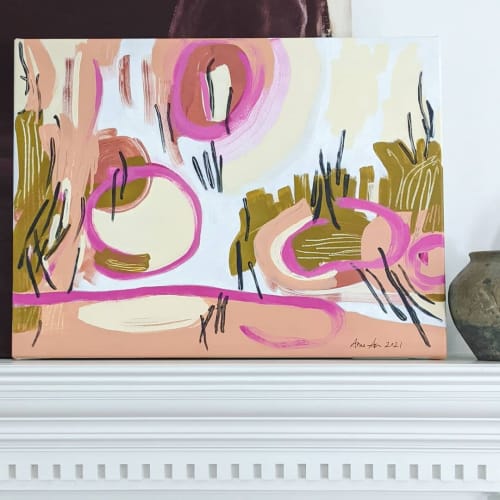 Pink Bayou | Paintings by Anne Abueva Studio