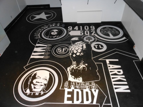 The Loin Floor Mural | Murals by D Young V | the loin in San Francisco