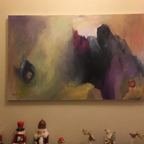 Abstract Painting | Oil And Acrylic Painting in Paintings by Julie Shunick Brown