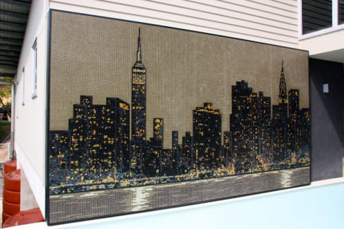 New York Skyline Artwork | Public Mosaics by Symmetry Mosaics