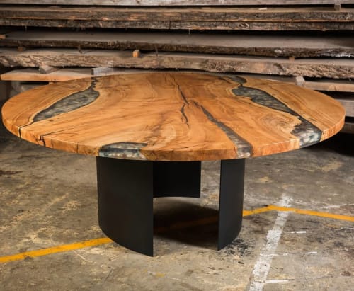 Round Coffee Table | Tables by Wane + Flitch | Wane + Flitch in Tacoma