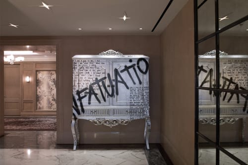Graffiti Armoire | Furniture by Jimmie Martin | The Surrey in New York