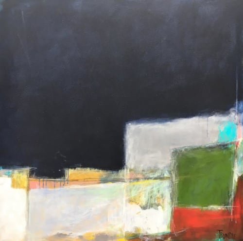 Midnight | Oil And Acrylic Painting in Paintings by Sarah Trundle