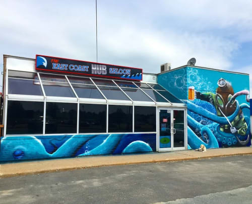 Mural | Murals by Christian Toth Art | The Hub Too in Dartmouth