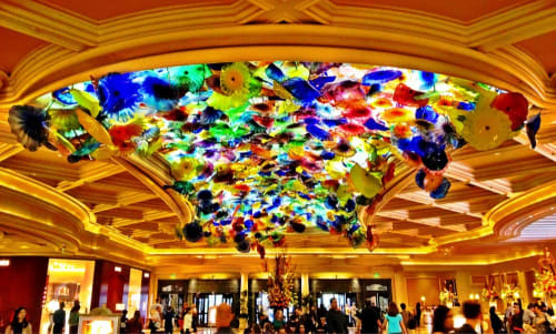 Fiori Di Como By Dale Chihuly Seen At Bellagio Las Vegas Wescover