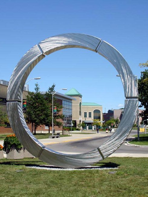 Connect | Public Sculptures by Edward Falkenberg | Ontario Tech University in Oshawa