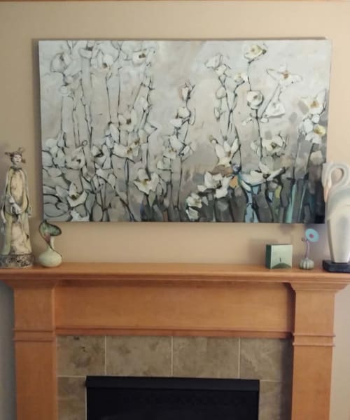 Gray Painting By Jill Van Sickle Fine Art Paintings Seen At