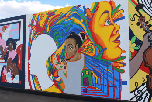 Let Your Art Play | Murals by Sheridan Furrer | Swansea Elementary School in Denver