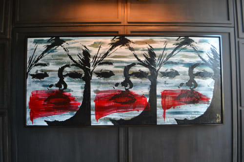 Hot Lips on Wax | Paintings by Jeremy Penn | Dream Downtown in New York