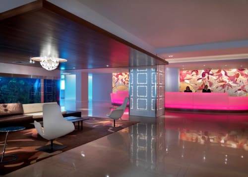 Custom Franginpani rug | Area Rug in Rugs by Emma Gardner Design, LLC | The Condado Plaza Hilton in San Juan
