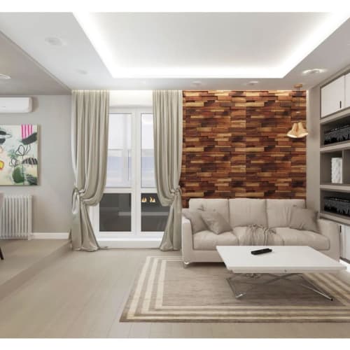 Wood Mosaic | Wall Treatments by Arabesco