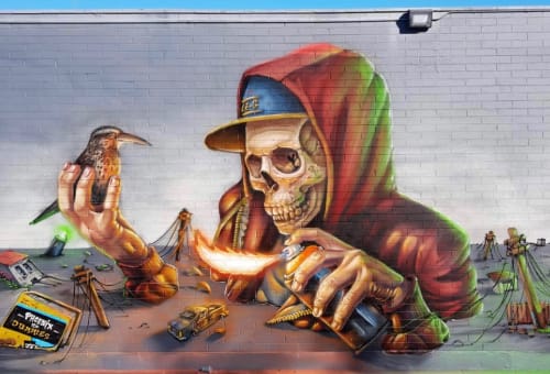 Mural | Street Murals by Braga Last1 | JustBlaze in Phoenix