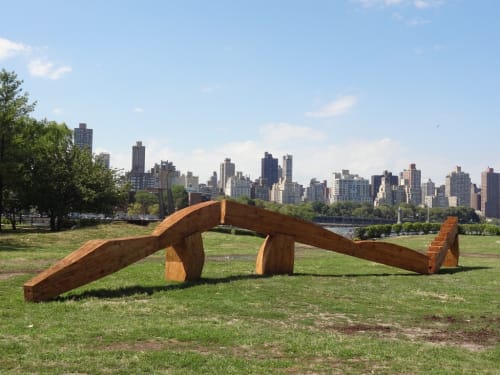 What’s Progression | Public Sculptures by Fitzhugh Karol | Socrates Sculpture Park in Queens
