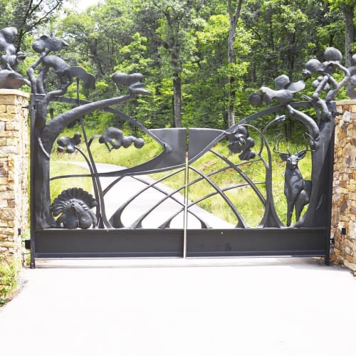 Sycamore Valley Gates | Sculptures by Dimitri Gerakaris