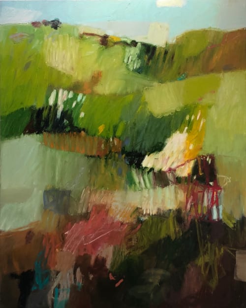 Marin Hills | Oil And Acrylic Painting in Paintings by Sharon Paster