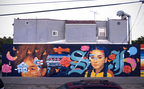 8th and Empire Streets | Street Murals by Samuel Rodriguez aka Sam Rodriguez | Kiem Service Laundromat in San Jose