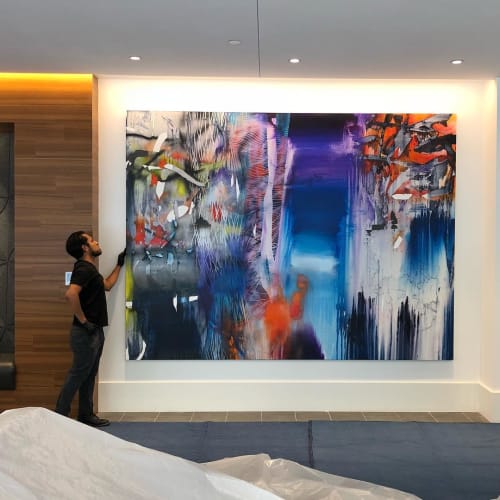 Contemporary Painting | Paintings by Chris Trueman | 181 Fremont Residences in San Francisco