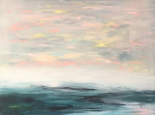 Infinity Bay | Oil And Acrylic Painting in Paintings by Helenehardyart