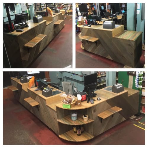 Counters and Bases | Furniture by Iris Skateboards | Other Avenues Grocery Cooperative in San Francisco