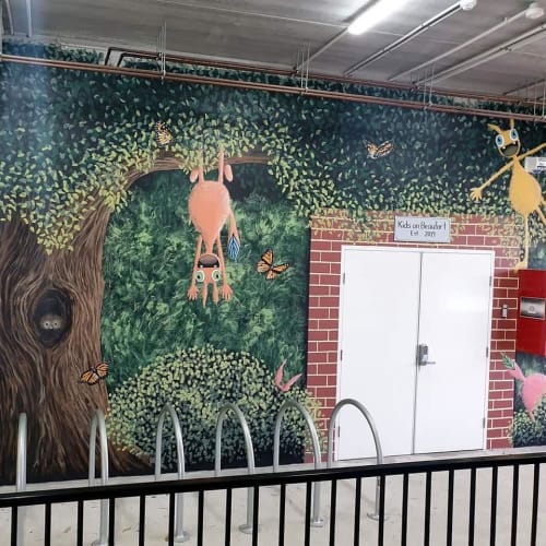 Mural | Murals by Susan Respinger | Kids on Beaufort | Child Daycare Centre | Inglewood in Inglewood