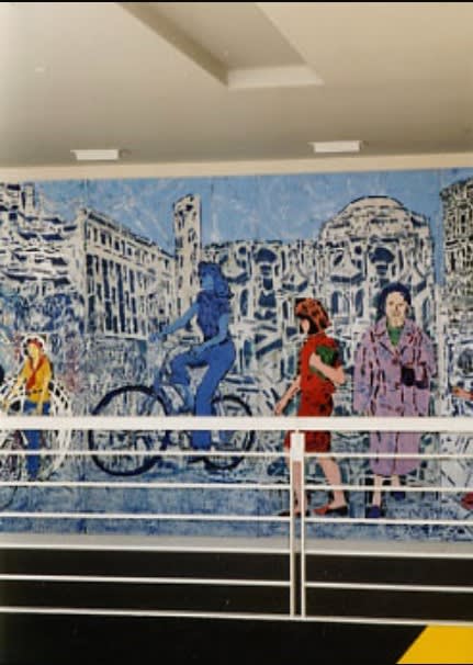 City Bikes | Murals by Scott Williams | Yerba Buena Center for the Arts in San Francisco