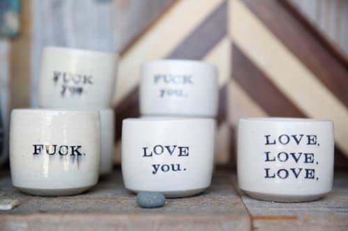 Handled Mood Mug | Tableware by Mel Rice Ceramica | Microshop in San Francisco