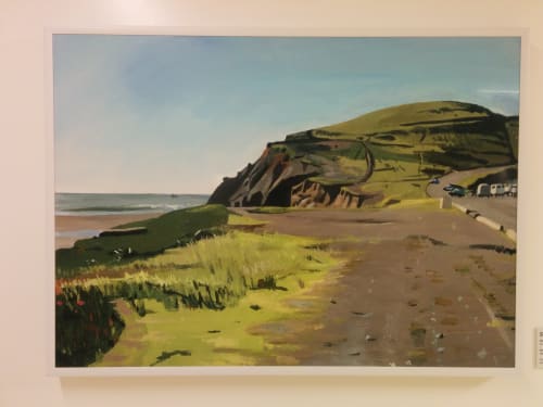 Rodeo Beach | Paintings by Stanley Goldstein | Zuckerberg San Francisco General Hospital and Trauma Center in San Francisco