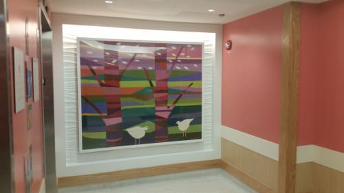 Picnic | Tapestry in Wall Hangings by Ulrika Leander | Cincinnati Children’s Hospital Medical Center, Cincinnati, OH in Cincinnati