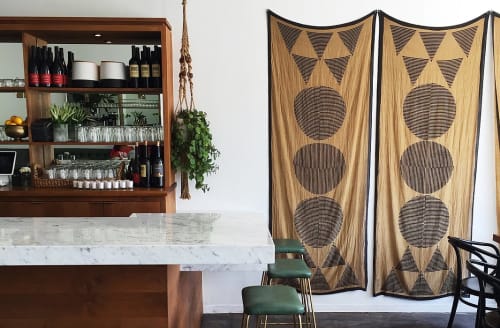 Indian Block-Printed Cotton Scarves | Wall Hangings by Block Shop Textiles | Ostrich Farm in Los Angeles