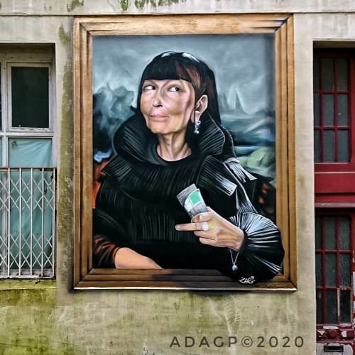 Tribute to Brigitte Fontaine | Street Murals by Zag Priv