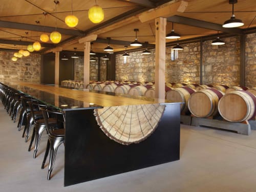 Communal Dining Table | Tables by John Houshmand | HALL Wines in Saint Helena